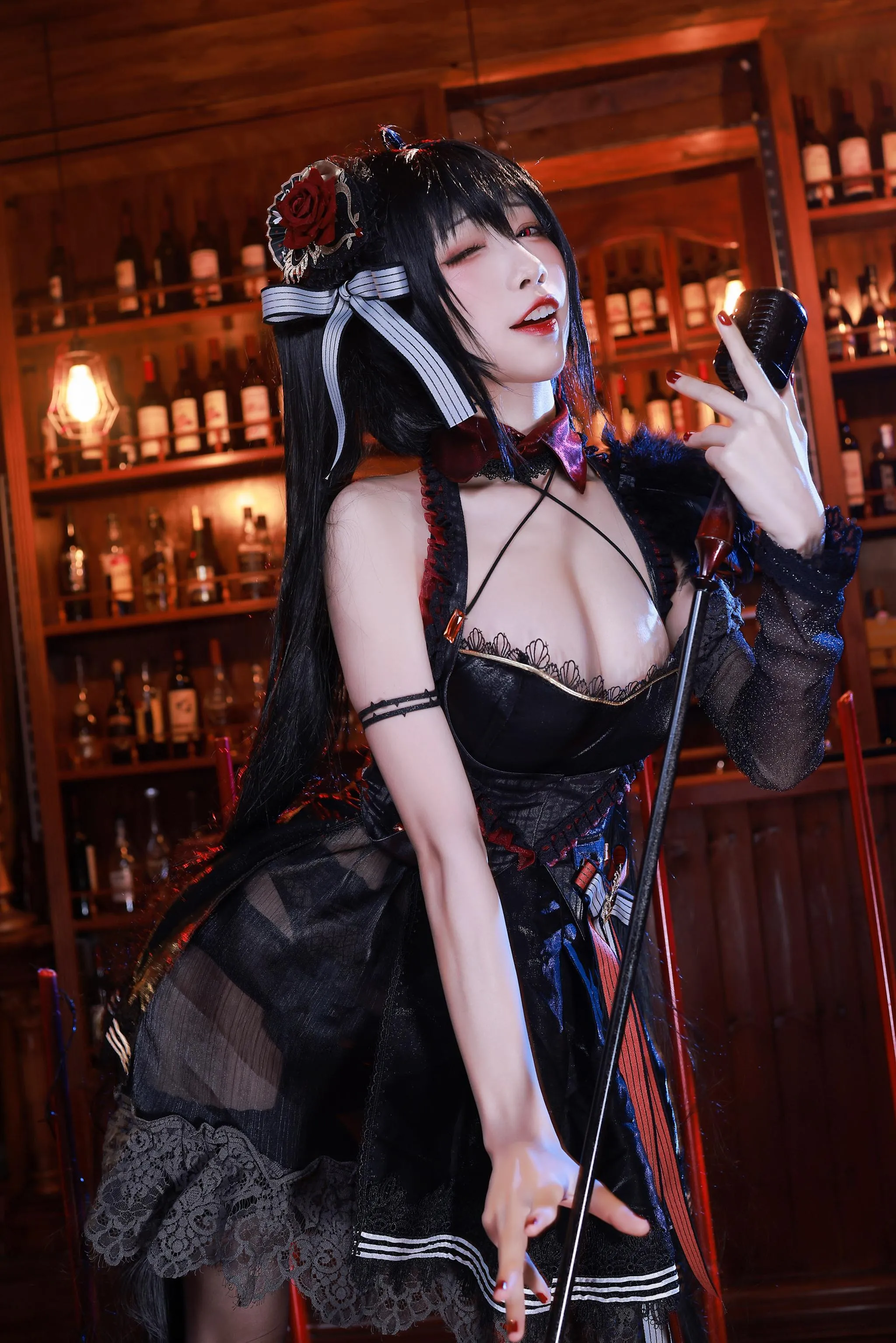 水淼aqua – NO.76 大凤 打歌服 [45P]插图5